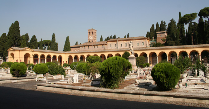 viale del Cimitero Monumentale del Verano